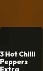 3 Hot Chilli Peppers Extra